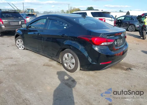 2016 Hyundai Elantra Se z USA, uszkodzony, nr VIN 5NPDH4AEXGH711682